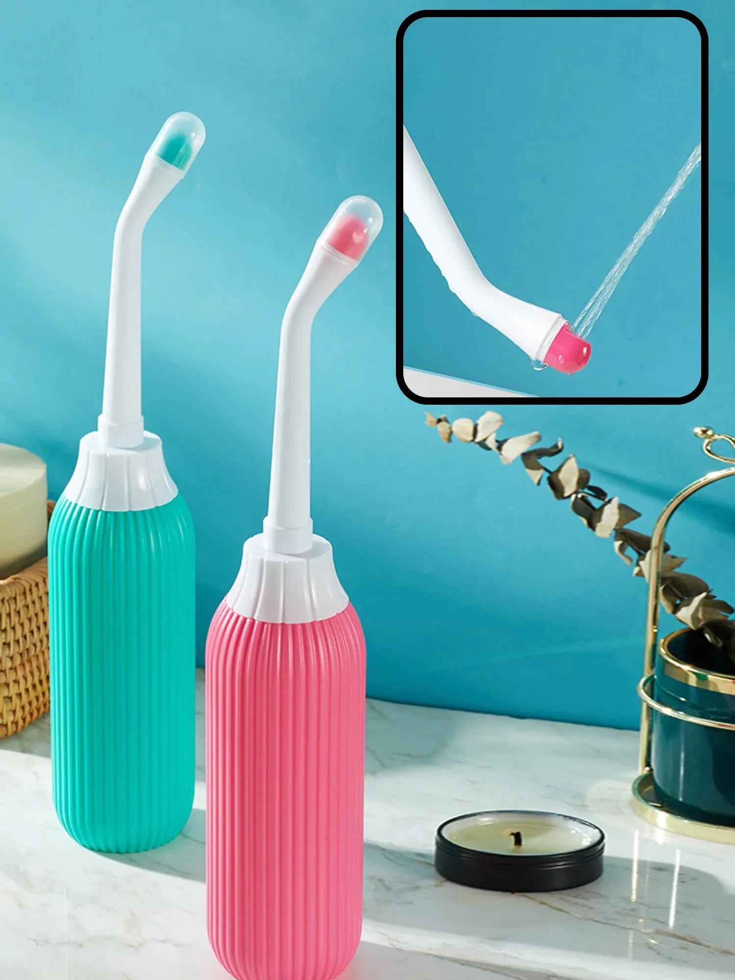 🚿 500mL Portable Handheld Bidet – Gentle & Hygienic Cleansing for Moms, Babies & Travel! ✨💦