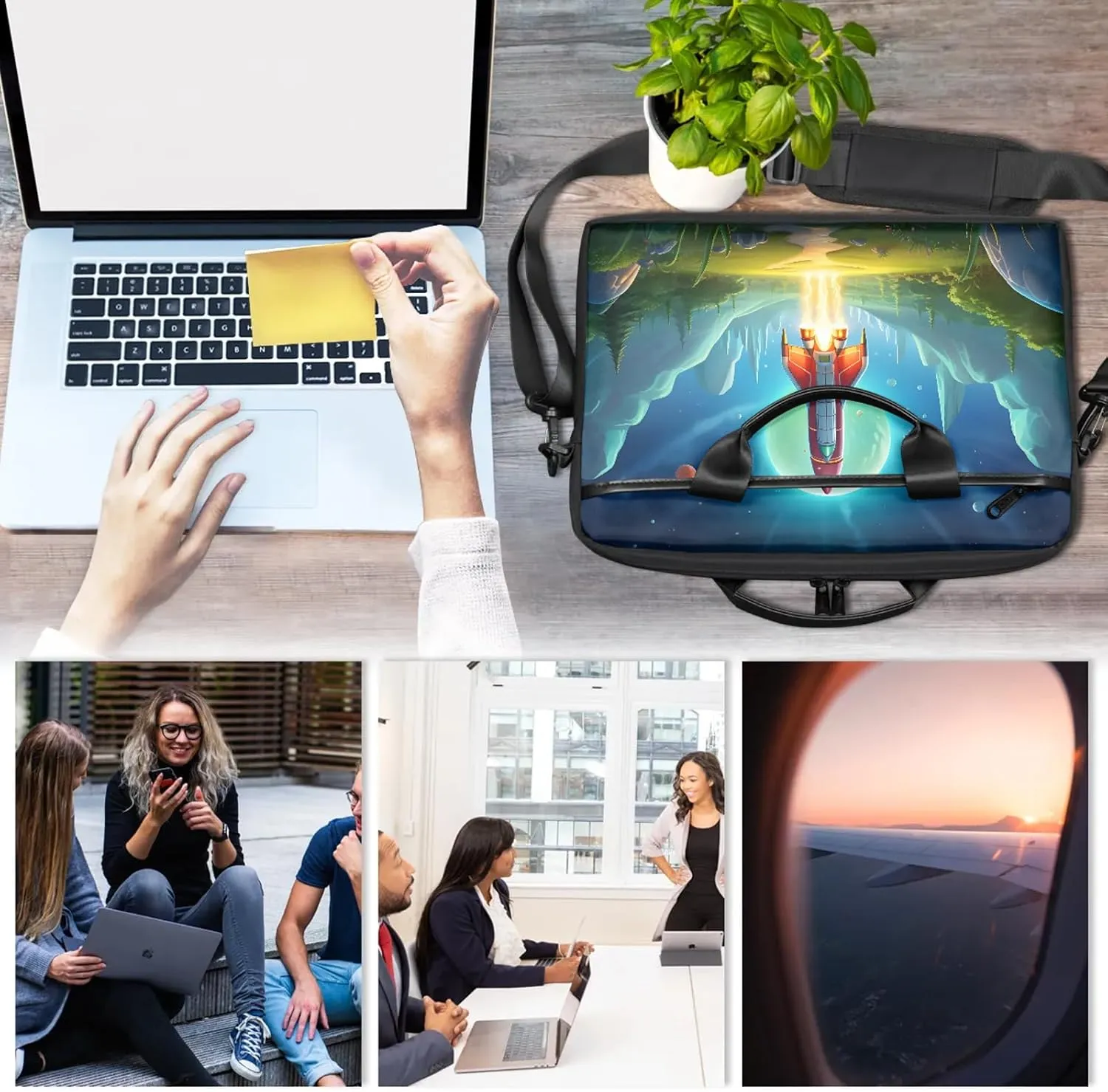 13-15 Inch Trucks Handy Laptop Bag Diggers Shoulder Laptop Bag For Work, School, Travel And More