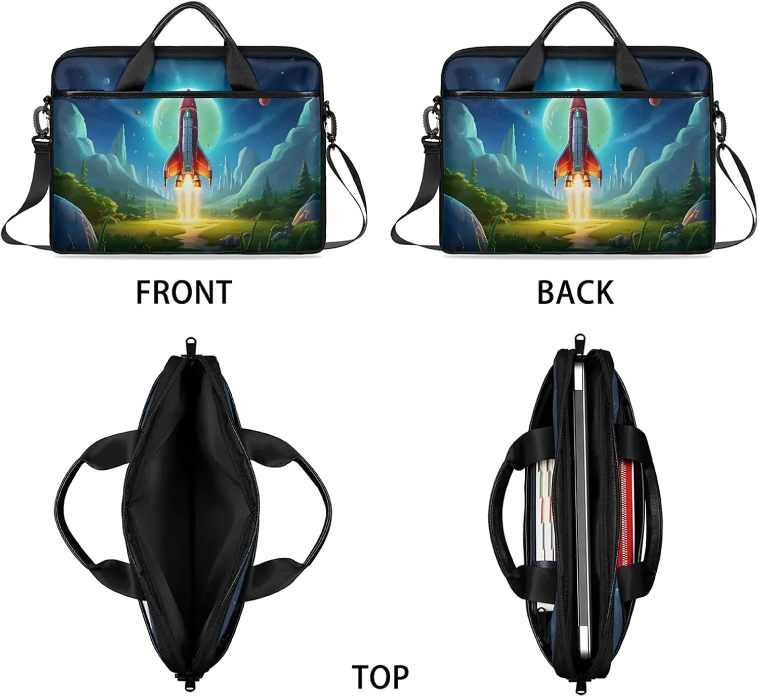 13-15 Inch Trucks Handy Laptop Bag Diggers Shoulder Laptop Bag For Work, School, Travel And More