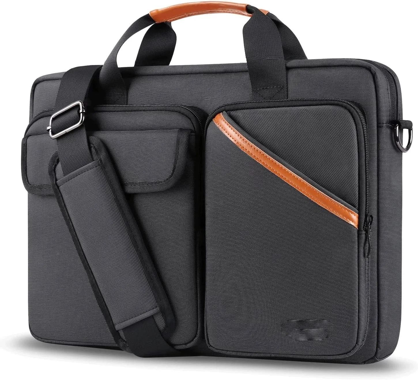 13.3-15.6 Multifuntional Business Computer Laptop Case, Unisex Spacious Laptop Sleeve Shoulder Messenger Bag