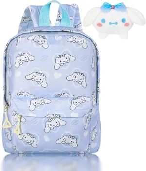 15 Inch Cartoon Backpack for Kids - Cute Dog Shoulder Backpack Cartoon Waterproof Wearable Backpack for School Traveling Camping Birthday for Kids 3-5 Years Old