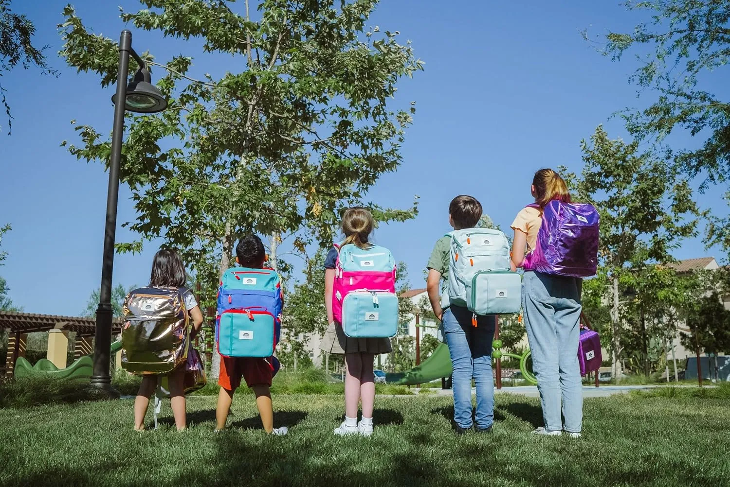 16'' Kids Backpack Set with Insulated Lunch Bag, and Pencil Case