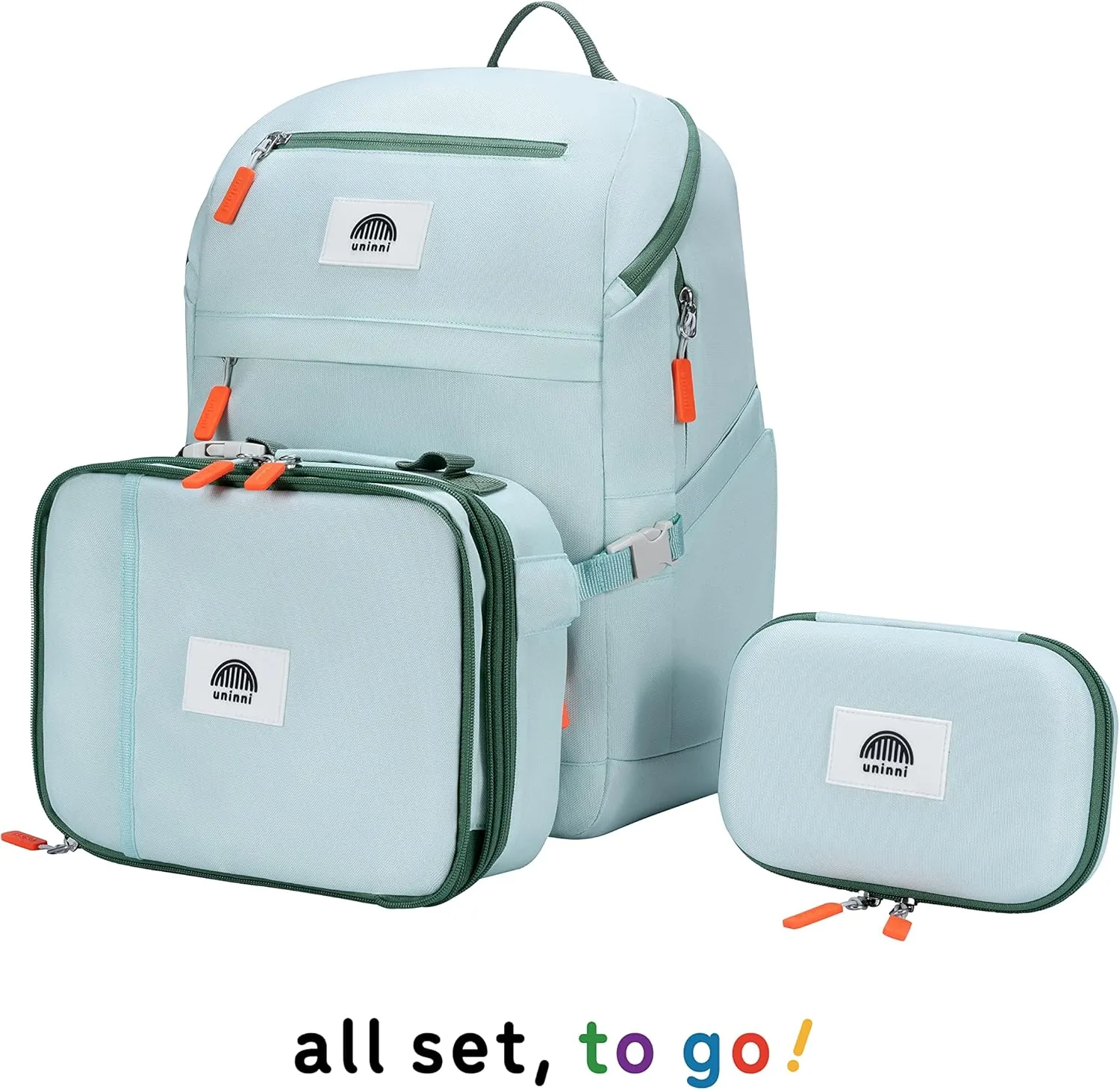 16'' Kids Backpack Set with Insulated Lunch Bag, and Pencil Case