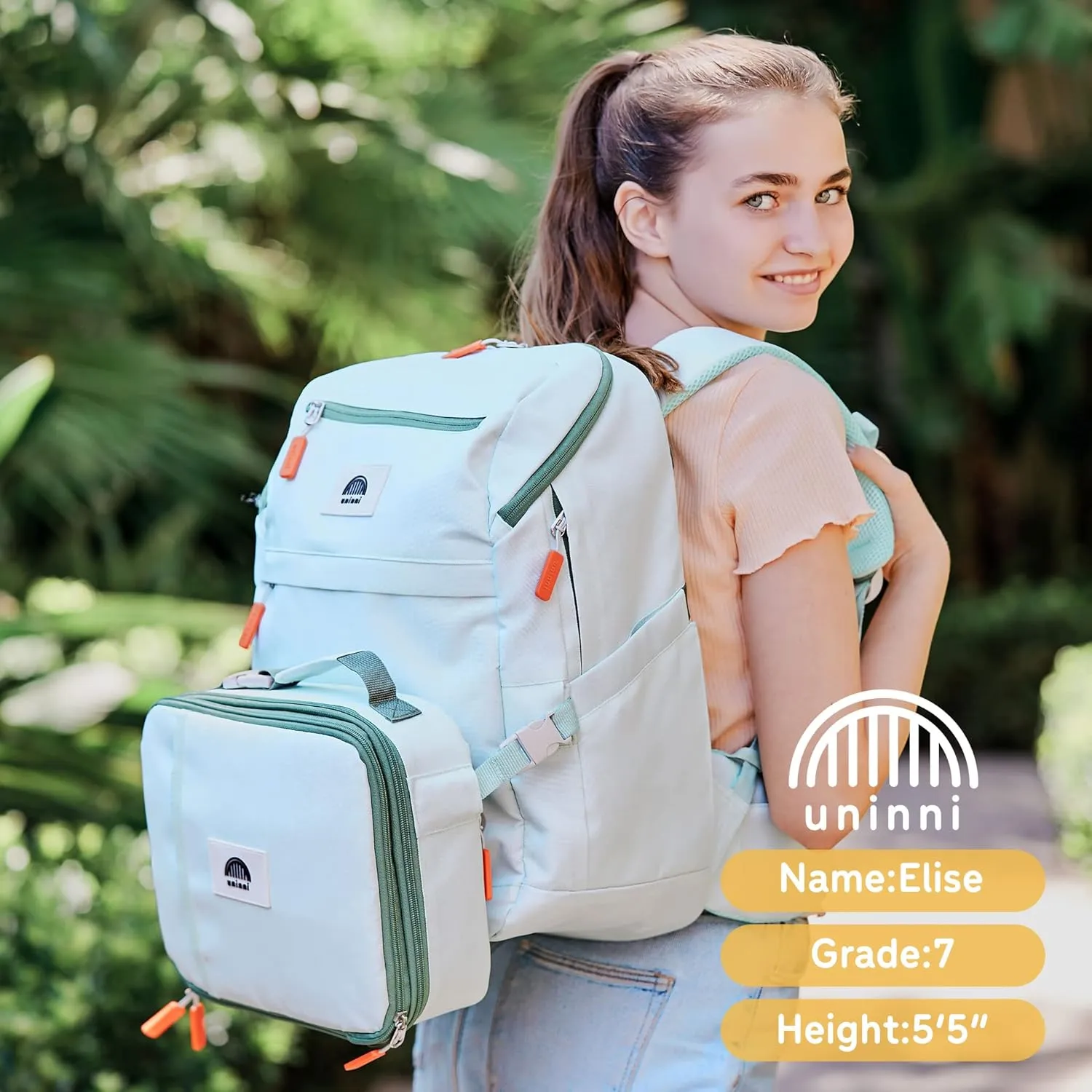 16'' Kids Backpack Set with Insulated Lunch Bag, and Pencil Case