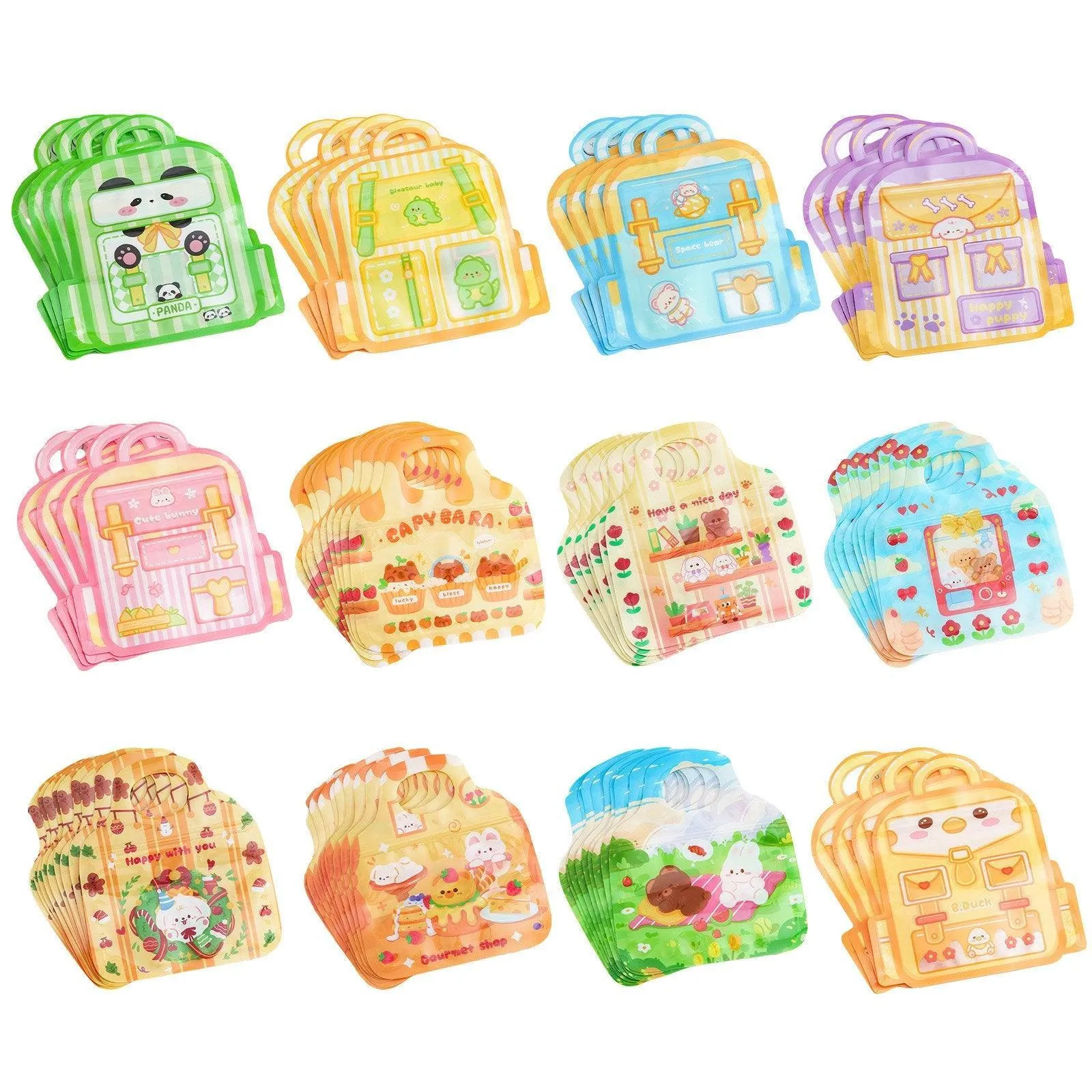 25PCS Cartoon Ziplock Gifts Bags