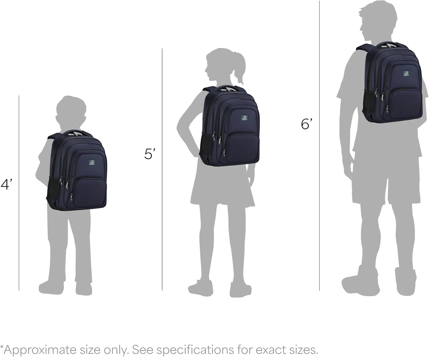 29L Large Premium Unisex Travel Laptop Backpack | Blue Carry On Backpacks for College Student, Teacher & Travellers | Perfect Computer Backpack with USB Charging Port, Work & Mochila de Viaje