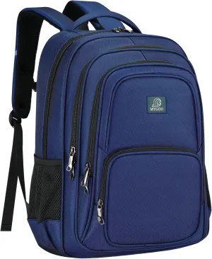 29L Large Premium Unisex Travel Laptop Backpack | Blue Carry On Backpacks for College Student, Teacher & Travellers | Perfect Computer Backpack with USB Charging Port, Work & Mochila de Viaje