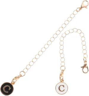 2pcs Fashion Letter Charm Hanging Chain Accessory for Tumbler Lightweight Pendant for Water Bottle Bag Cellphone Decoration Includes