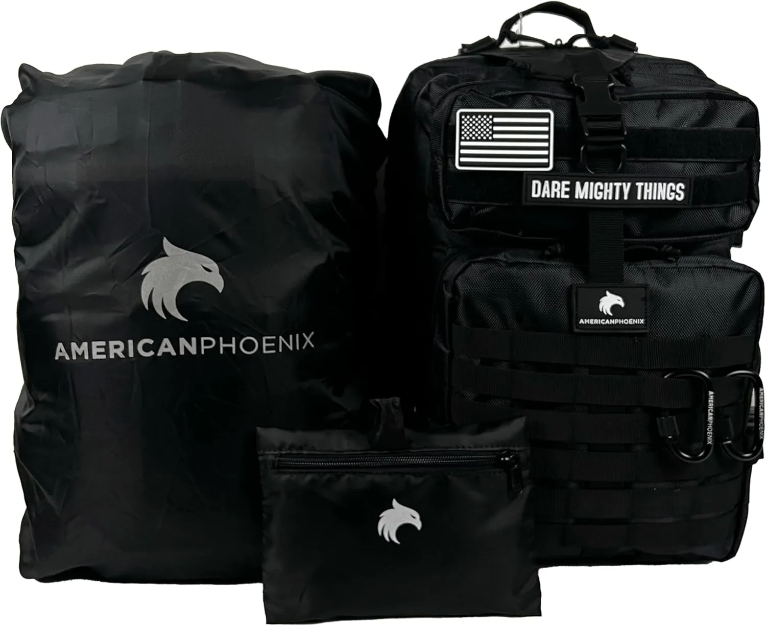 45L to 55L Expandable Professional Tactical Backpack | 1680D SUPER HEAVY DUTY BALLISTIC NYLON |10X Stronger Work & Military Bag | Built-In Rain Cover | MADE BY PROS FOR PROS (Carbon Black: Pro Series)