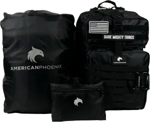 45L to 55L Expandable Professional Tactical Backpack | 1680D SUPER HEAVY DUTY BALLISTIC NYLON |10X Stronger Work & Military Bag | Built-In Rain Cover | MADE BY PROS FOR PROS (Carbon Black: Pro Series)