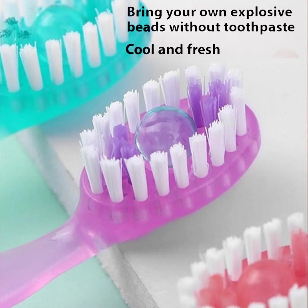 5 in 1 Mini Toothbrush & Floss & Tongue Scraper & Toothpick Set, 5 in 1 Toothbrush & Floss, Disposable Toothbrushes with Toothpaste, Portable Oral Care for Travel Work (Green Tea*26,3 Bags)