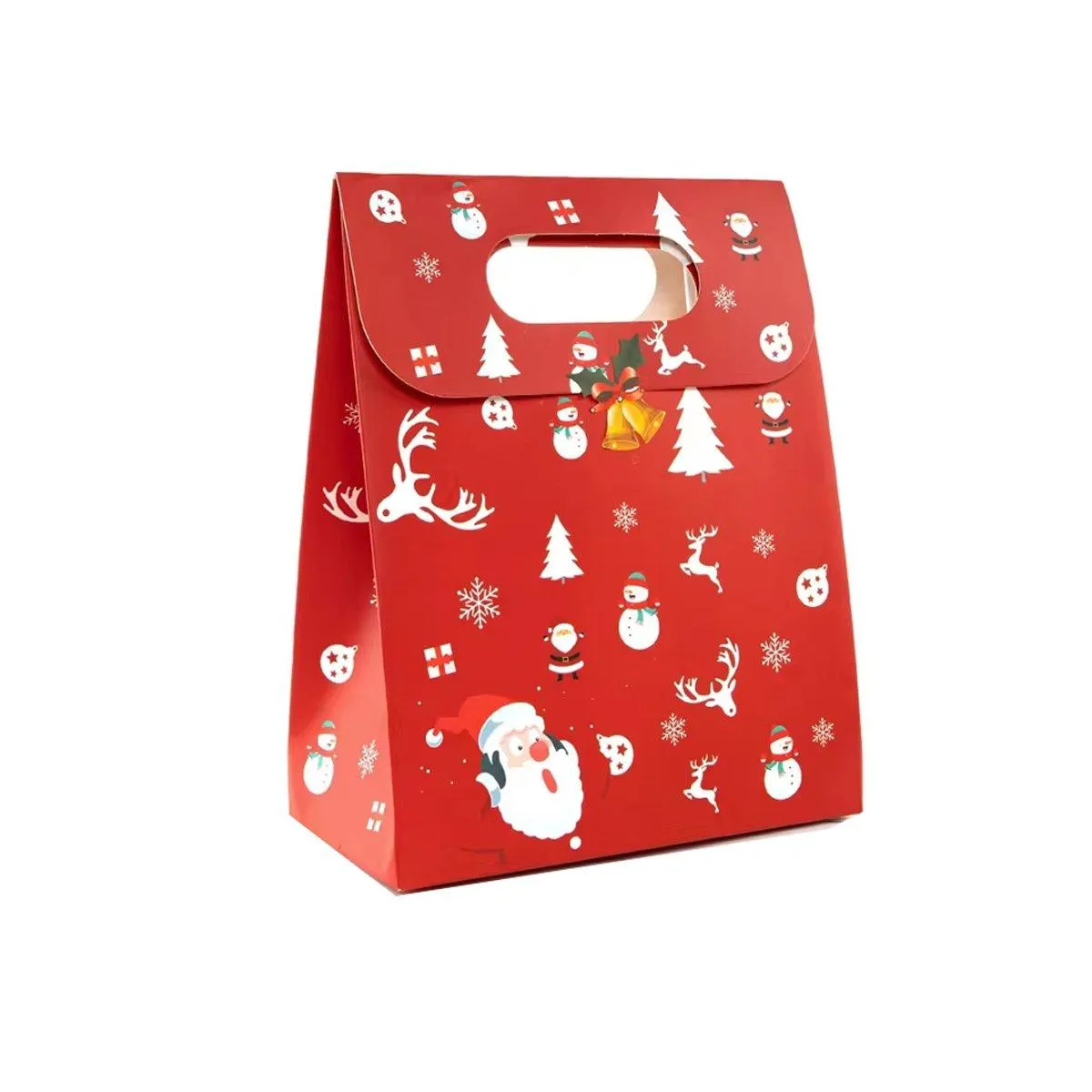 50PCS Christmas Candy Biscuit Packaging Box Gift Bag