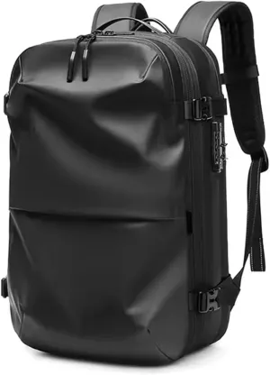 60L Airback Backpacks Expandable Travel Backpack Vacuum Compression Carry on BackPack Anti-theft Waterproof 17inch Laptop Bag