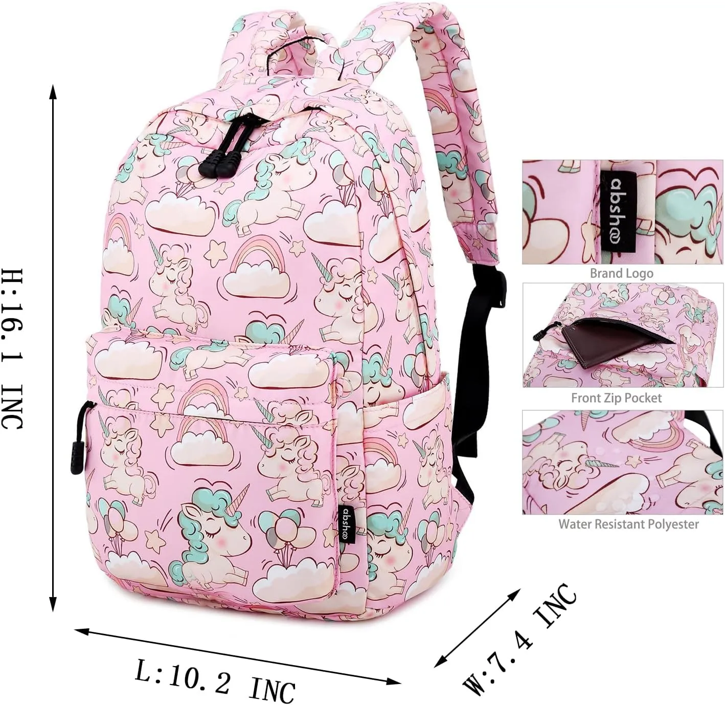 Abshoo Cute Lightweight Kids Backpacks for School Girls Boys Elementary Kindergarten School Bookbags