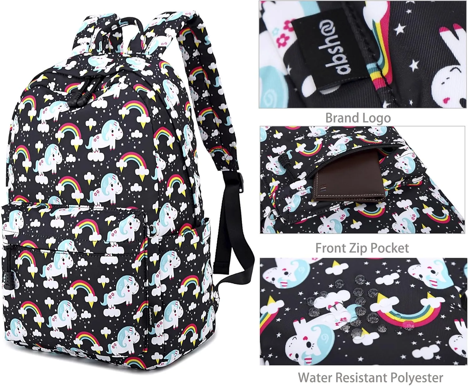 Abshoo Cute Lightweight Kids Backpacks for School Girls Boys Elementary Kindergarten School Bookbags