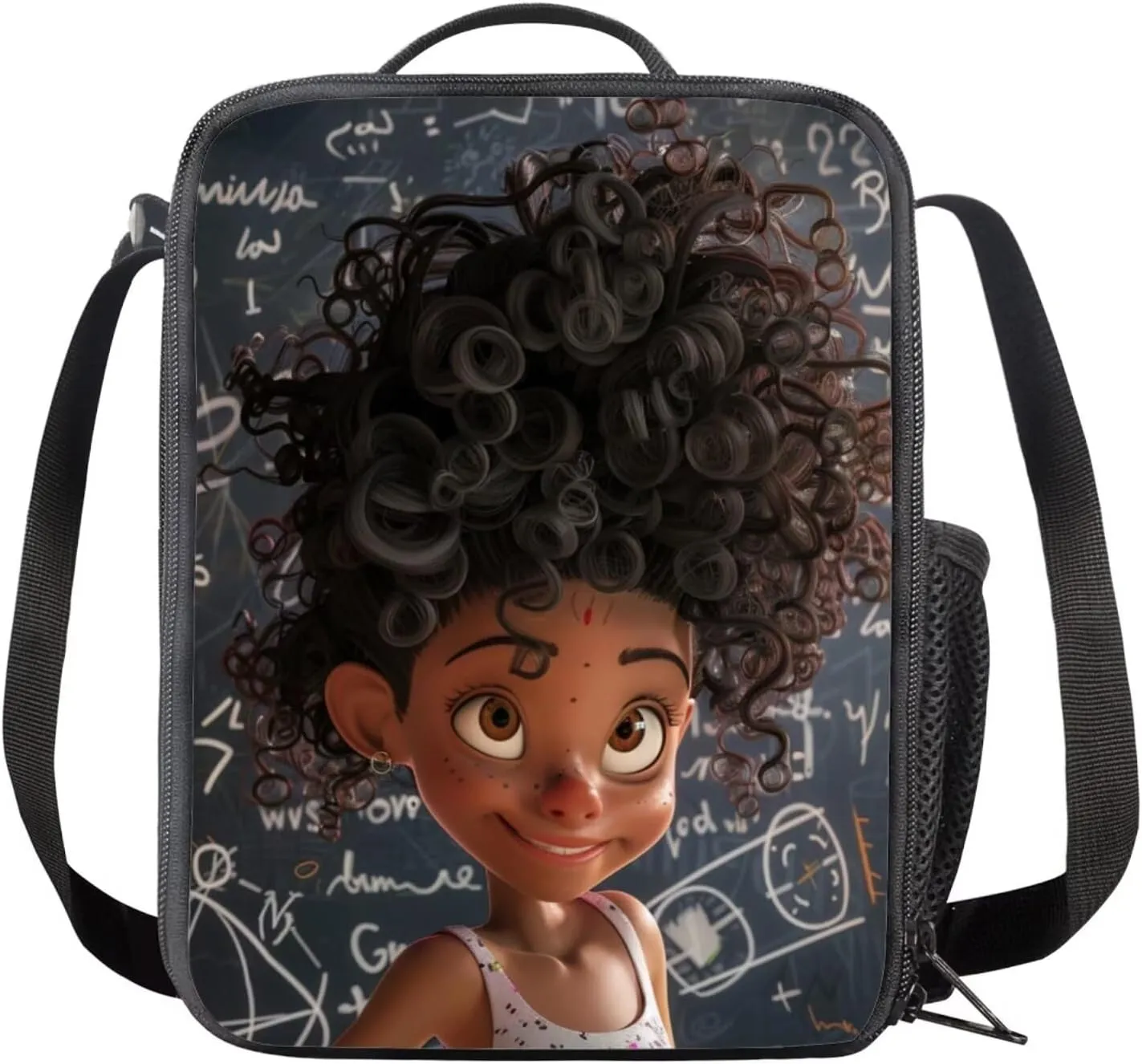 African Cute Girl Backpack for Girls 10-12 Travel School Bookbag for Boys 3 Piece Backpack Set Backpack for Kindergarten Elementary Middle High School 5th Grade Backpack