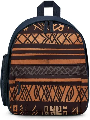 African Mud Cloth Tribal Travel Backpack Casual Bag Lightweight Hiking Backpacks for Business, Travelling, Hiking