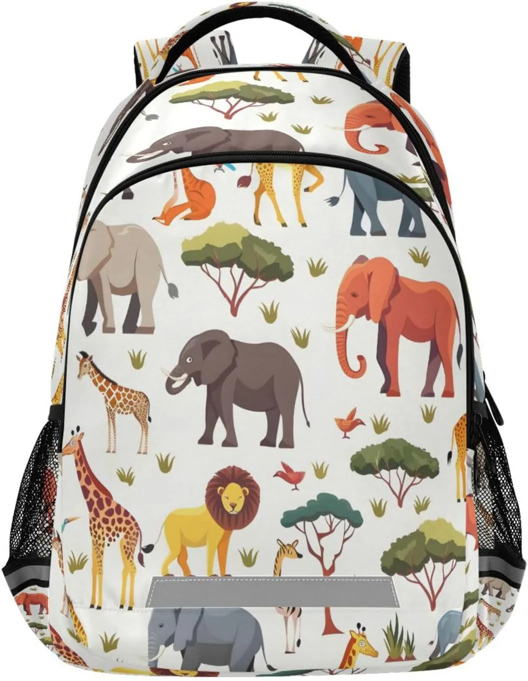 ALAZA African Animals Backpacks Travel Laptop Daypack School Book Bag for Men Women Teens Kids