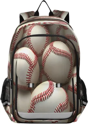 ALAZA Baseball Pattern School Backpacks Travel Laptop Bag Kids Bookbag for Girls Boys Teens Women Men25