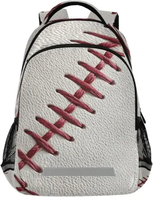 ALAZA Baseball Texture Backpacks Travel Laptop Daypack School Book Bag for Men Women Teens Kids
