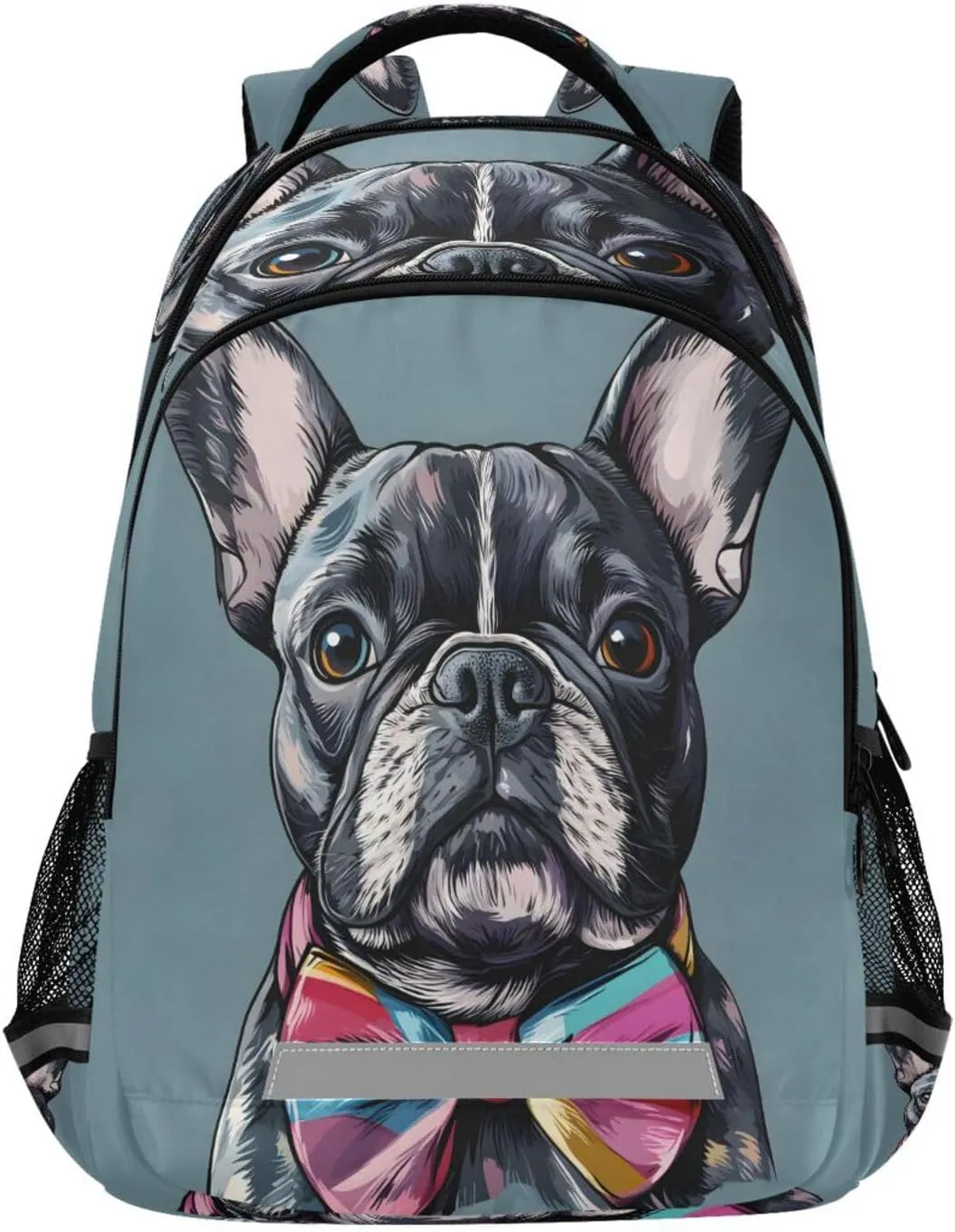 ALAZA Bulldog Backpacks Travel Laptop Daypack School Book Bag for Men Women Teens Kids350