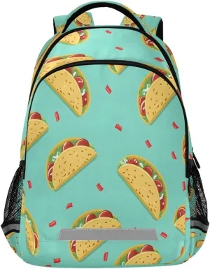 ALAZA Chicken Rolls Backpacks Travel Laptop Daypack School Book Bag for Men Women Teens Kids