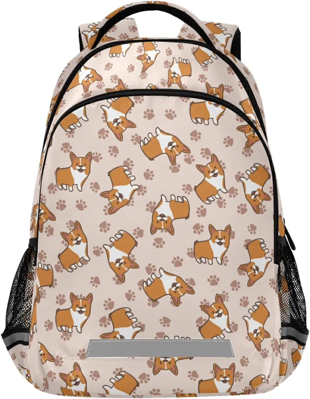 ALAZA Cute Corgi Dogs Backpacks Travel Laptop Daypack School Book Bag for Men Women Teens Kids