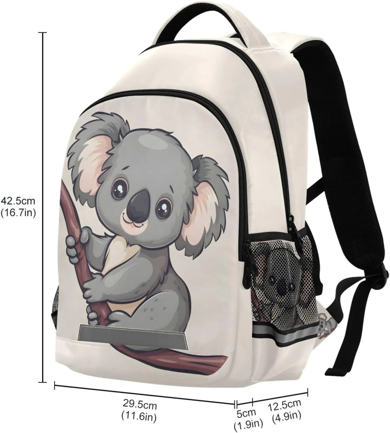 ALAZA Cute Koala Backpacks Travel Laptop Daypack School Book Bag for Men Women Teens Kids01