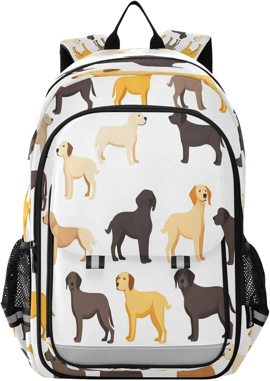 ALAZA Dog Pattern School Backpacks Travel Laptop Bag Kids Bookbag for Girls Boys Teens Women Men187