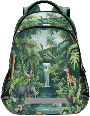 ALAZA Forest Animals Backpacks Travel Laptop Daypack School Book Bag for Men Women Teens Kids316