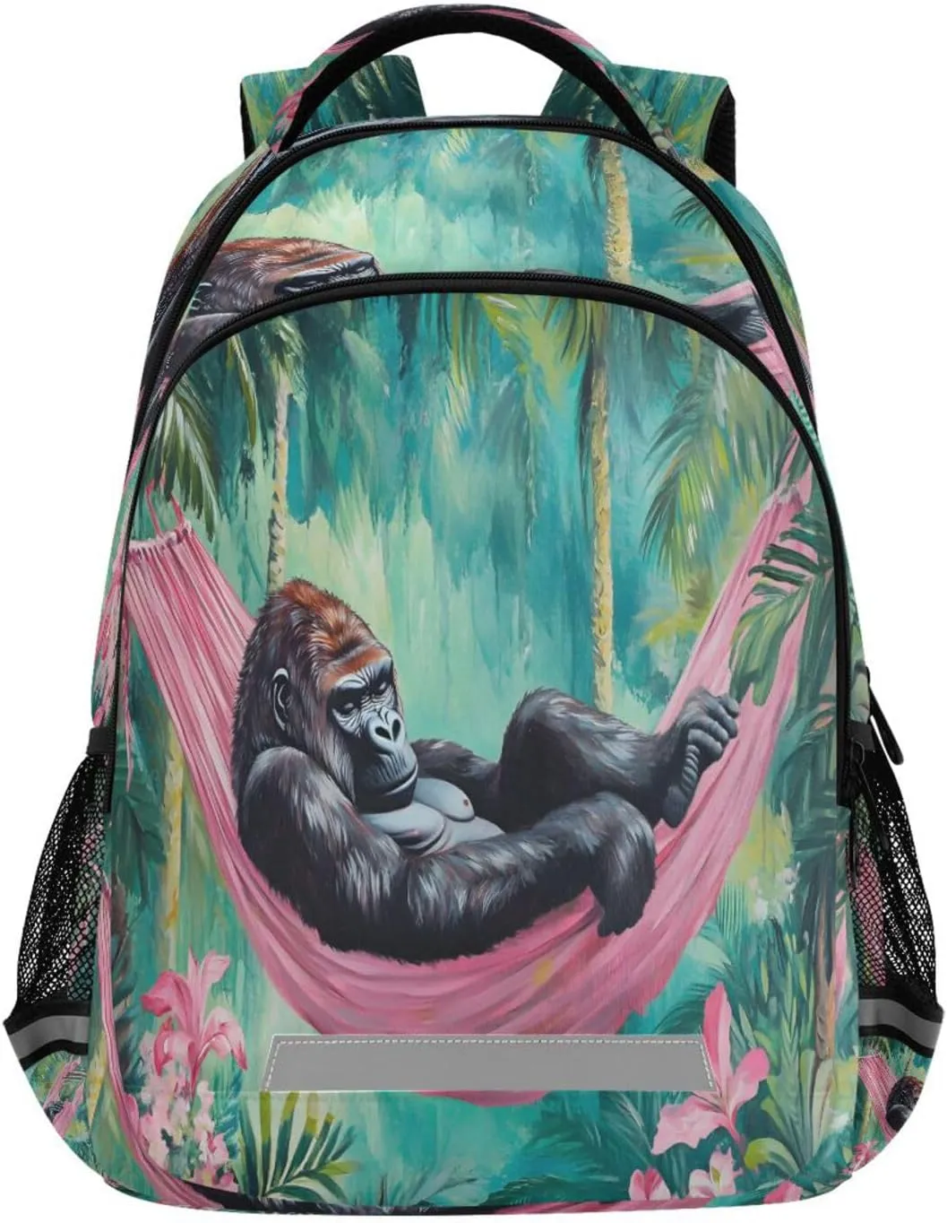 ALAZA Gorilla Hammock Backpacks Travel Laptop Daypack School Book Bag for Men Women Teens Kids