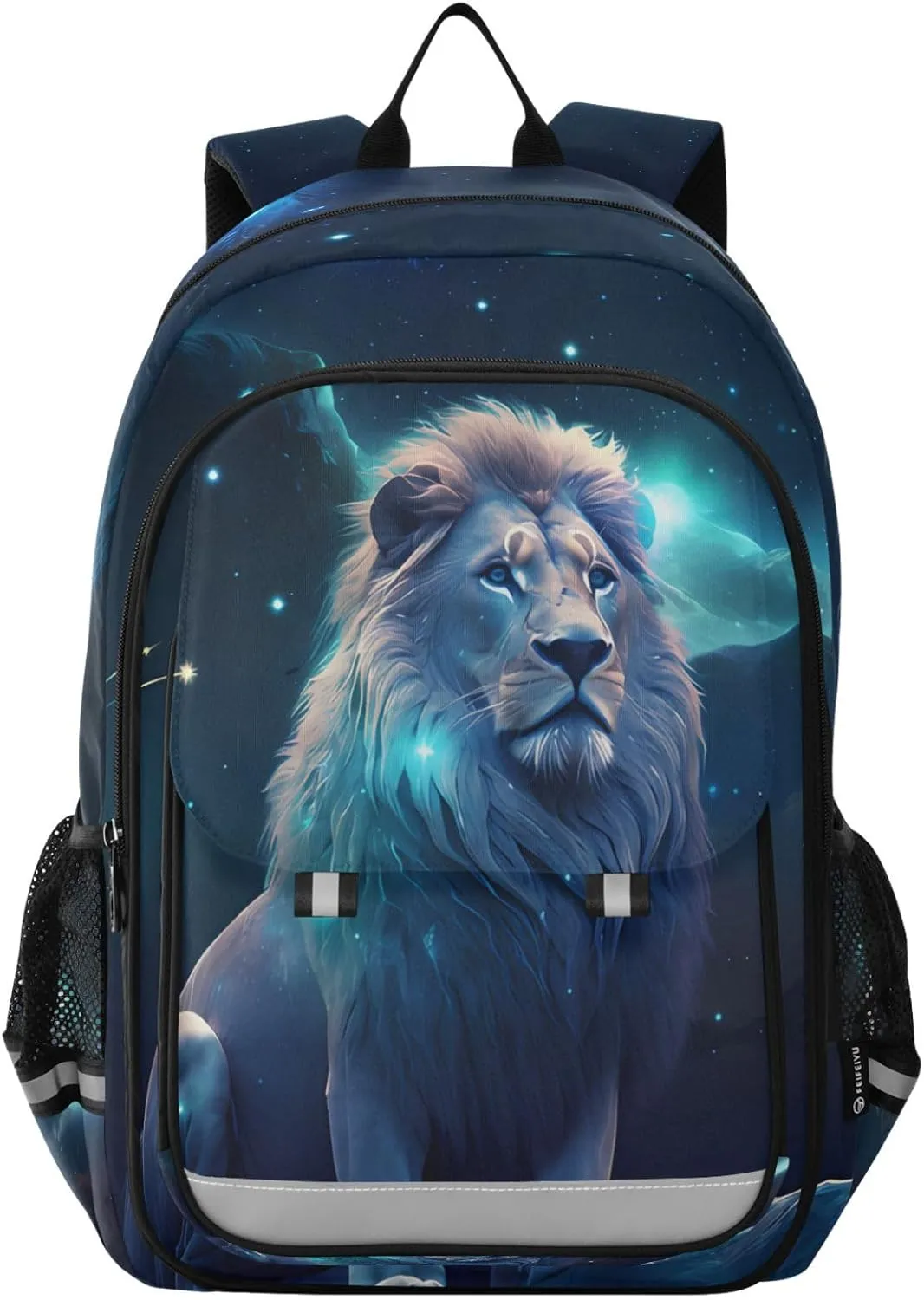 ALAZA Lion5 School Backpacks Travel Laptop Bag Kids Bookbag for Girls Boys Teens Women Men