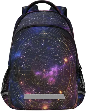 ALAZA Mysterious Galaxy Backpacks Travel Laptop Daypack School Book Bag for Men Women Teens Kids