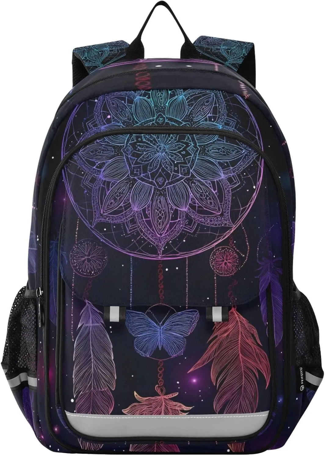 ALAZA Purplr Dream Catcher Galaxy Laptop Backpack Purse for Women BookBags 17 inch School Bags Men Boys Girls Travel Casual Daypack