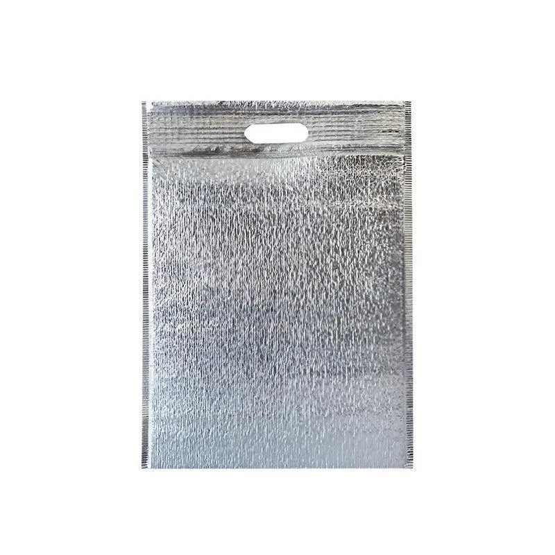 Aluminum Foil Insulated Bags 100PCS 3Sizes Silver