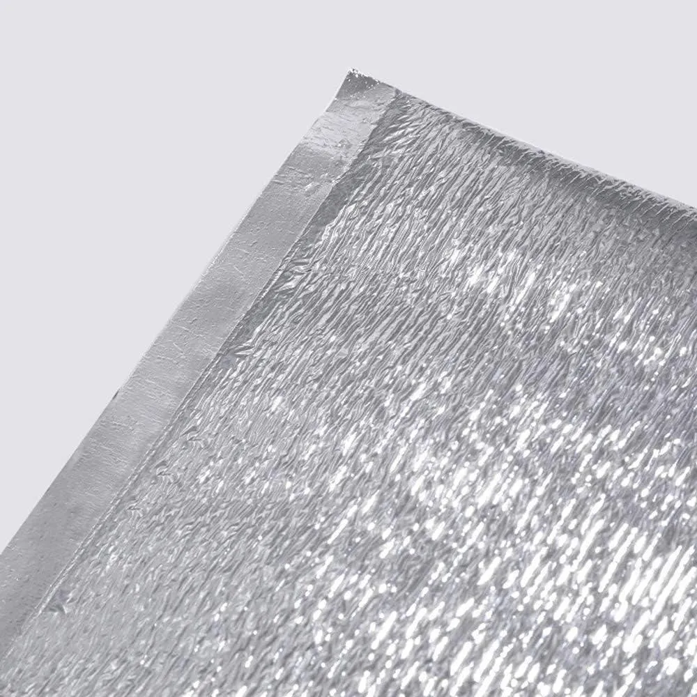 Aluminum Foil Insulated Bags 100PCS 3Sizes Silver