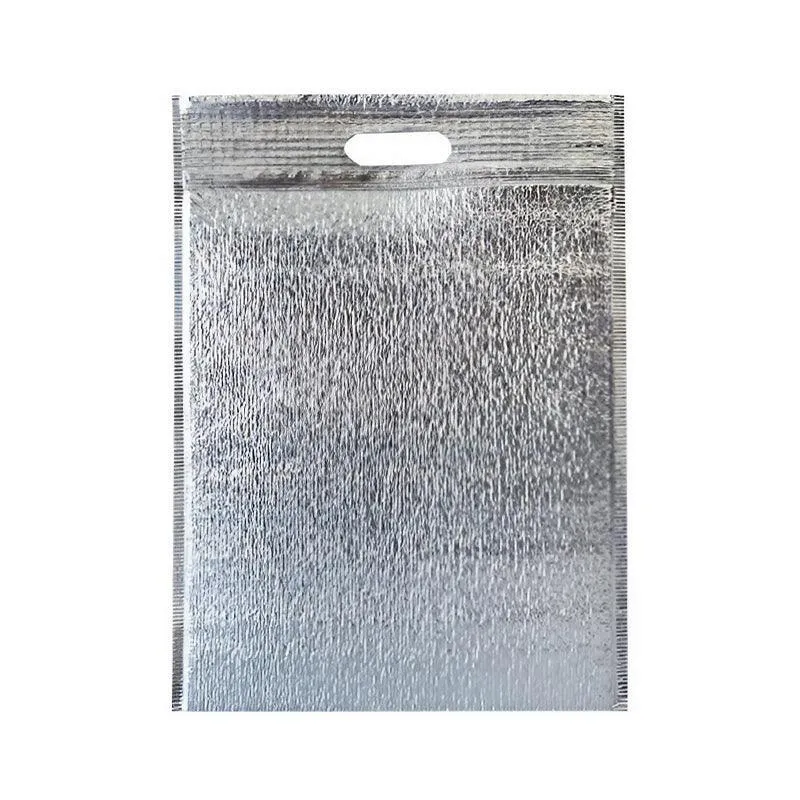 Aluminum Foil Insulated Bags 100PCS 3Sizes Silver