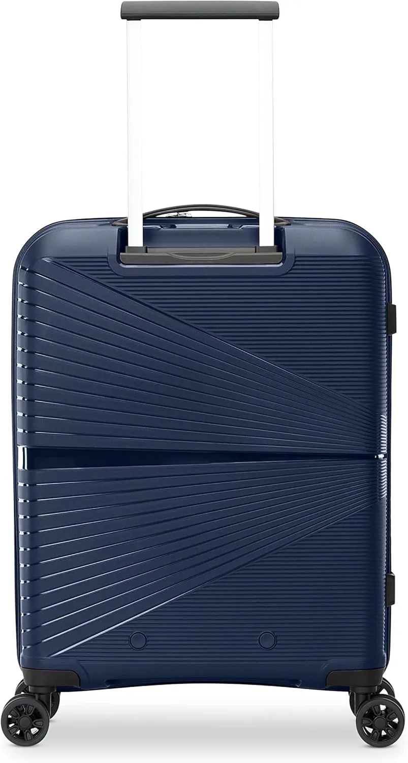 American Tourister Airconic Hardside Expandable Luggage with Spinner Wheels, Navy Blue, Carry-On 20-Inch