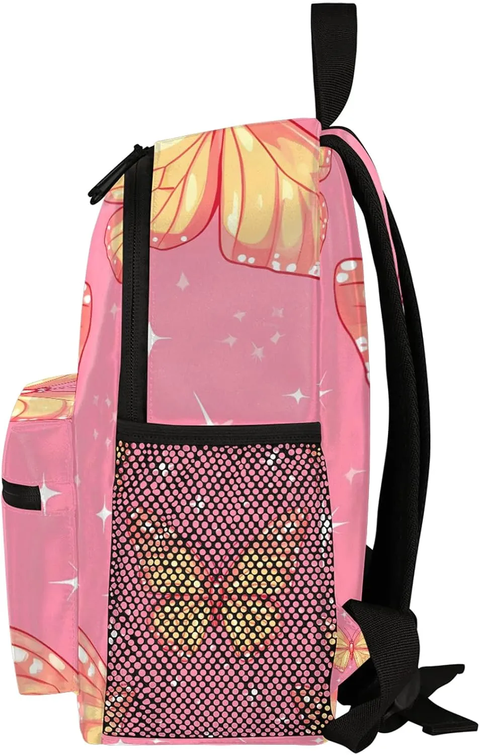 Animal Butterfly Personalized Backpack Bag with Name Lightweight Custom Shoulder Bags Waterproof Casual Backpacks Travel Laptop Bag for Work Picnic 12in