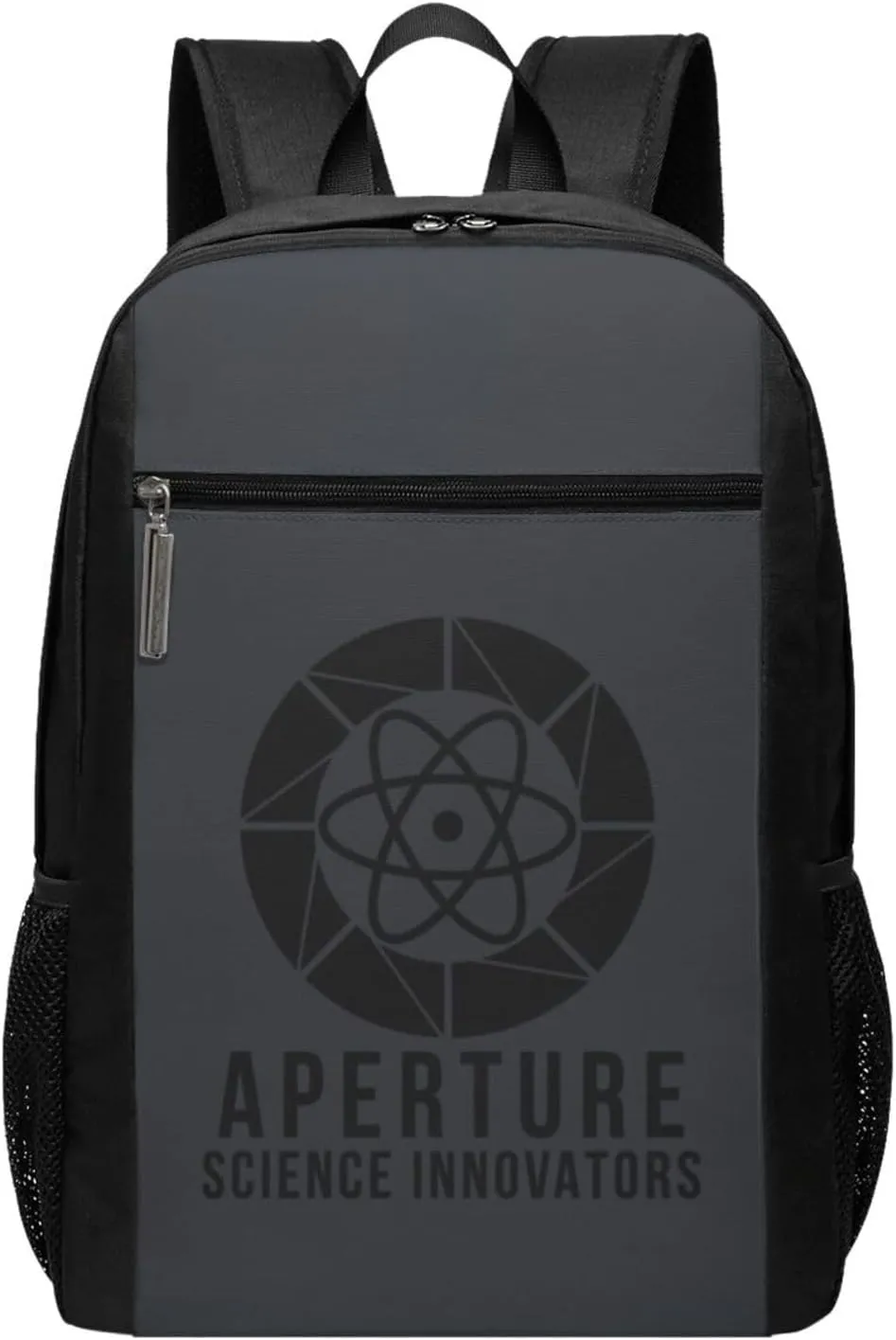Aperture Science Innovators Travel Laptop Backpack, Business Anti Theft Slim Sturdy Laptops Backpacks, College Computer Bag Gift for Men & Women Fits 17 Inch Notebook,Black