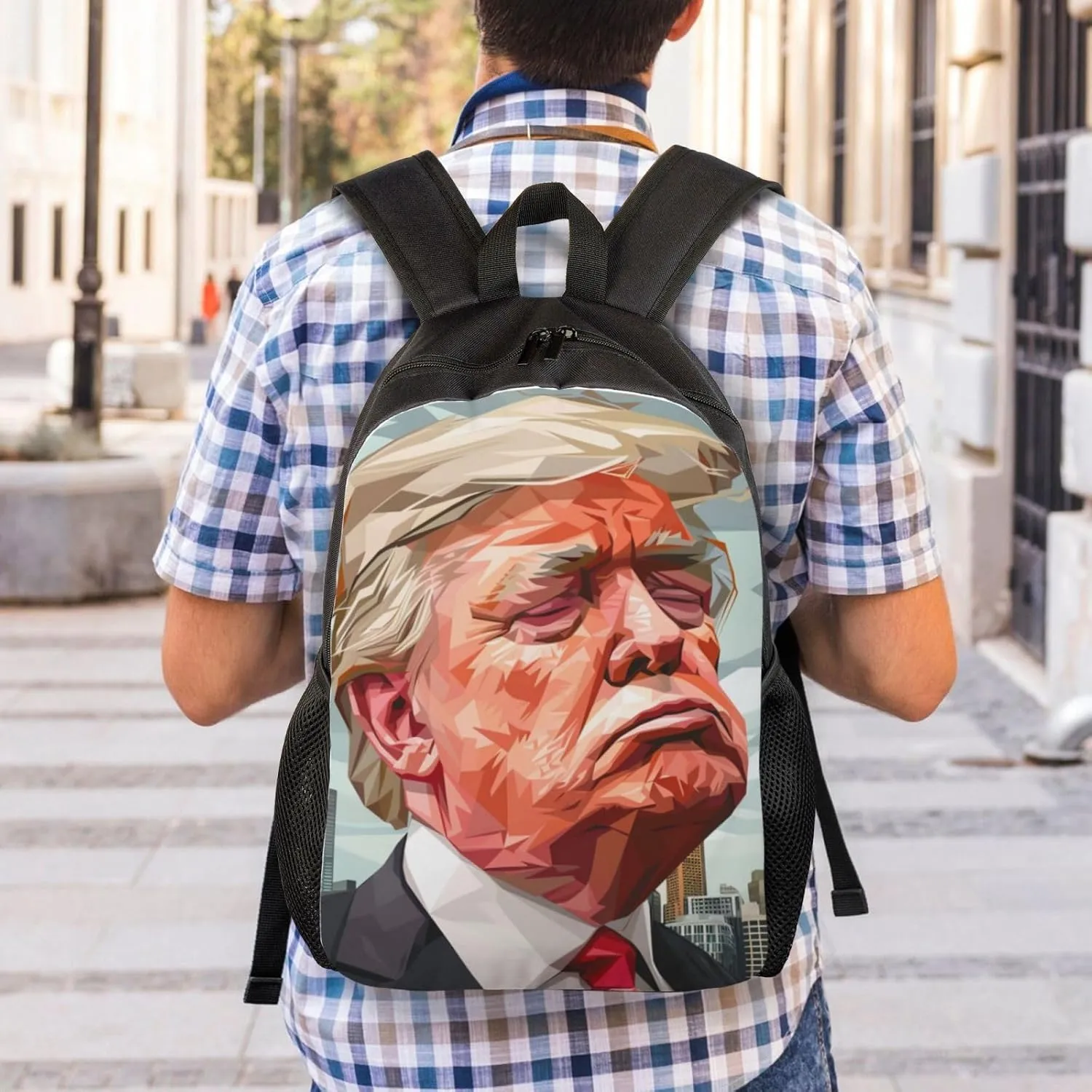 Arrogant Trump Backpack Waterproof Anti Theft Durable Light Laptop Bag Backpacks For Women Men Travel Gym Backpack