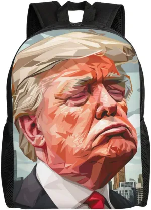 Arrogant Trump Backpack Waterproof Anti Theft Durable Light Laptop Bag Backpacks For Women Men Travel Gym Backpack