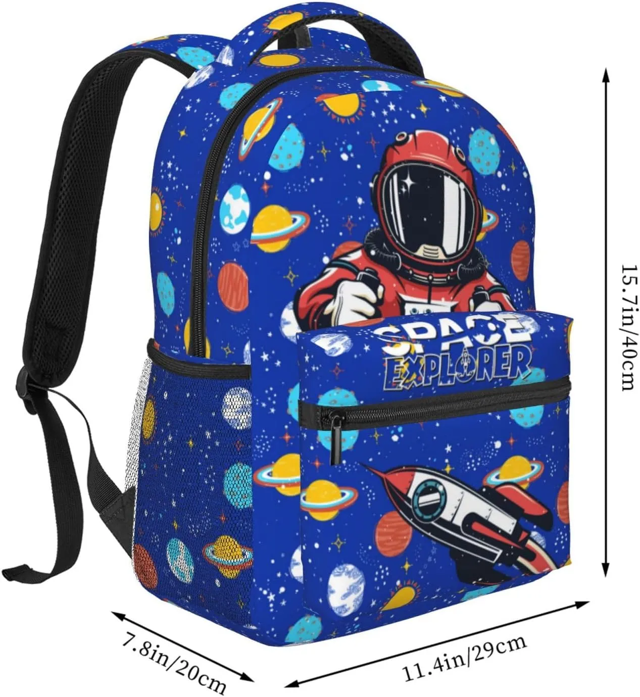 Astronaut Backpack Rocket Back Pack Backpack Spacecraft Bookbag Spaceship Book Bag Galaxy Back Packs The Planet Book Bags Funny Universe Backpacks For Travel Cute Rocket Back Packs Spacecraft Book Bag