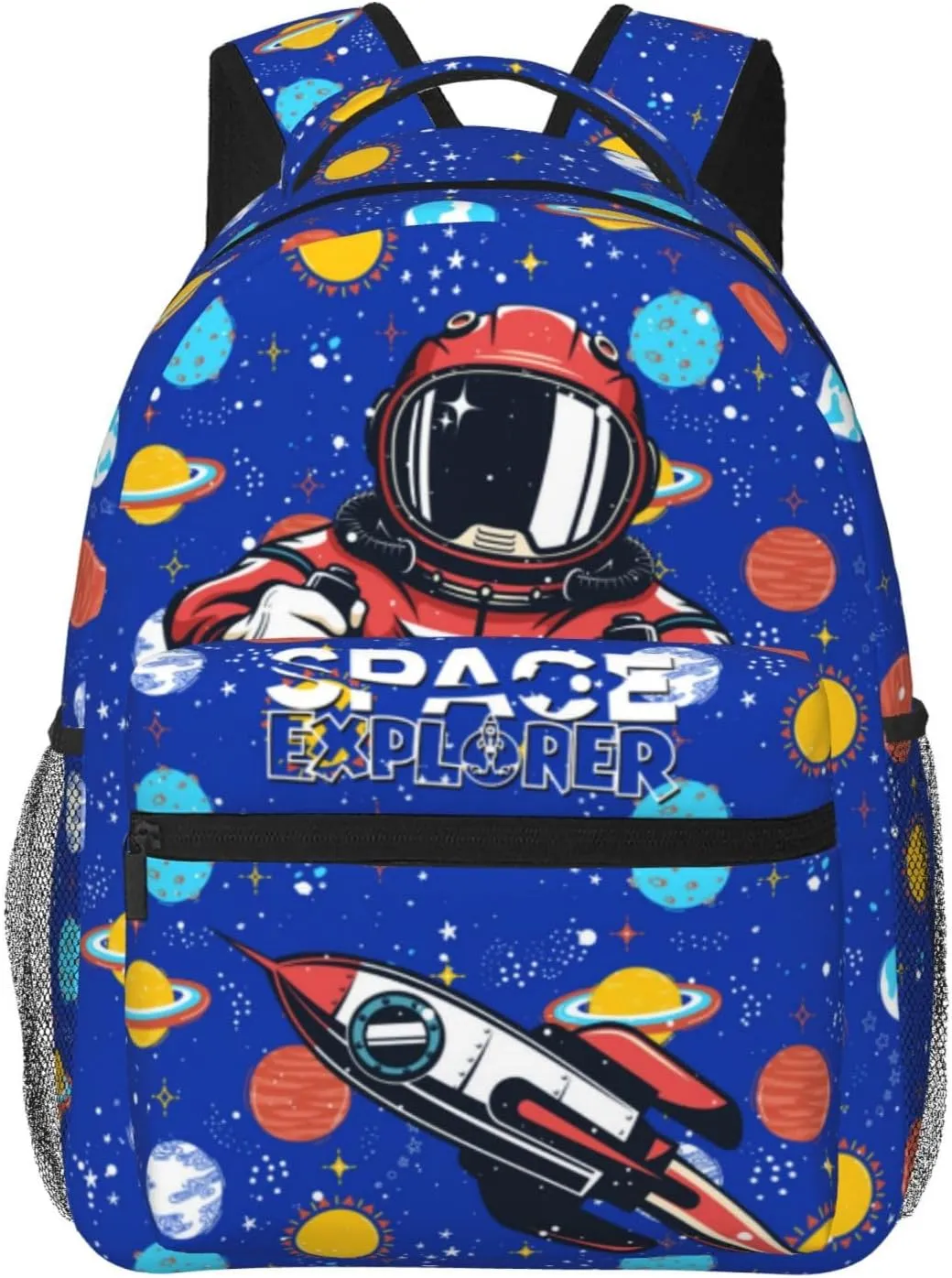Astronaut Backpack Rocket Back Pack Backpack Spacecraft Bookbag Spaceship Book Bag Galaxy Back Packs The Planet Book Bags Funny Universe Backpacks For Travel Cute Rocket Back Packs Spacecraft Book Bag