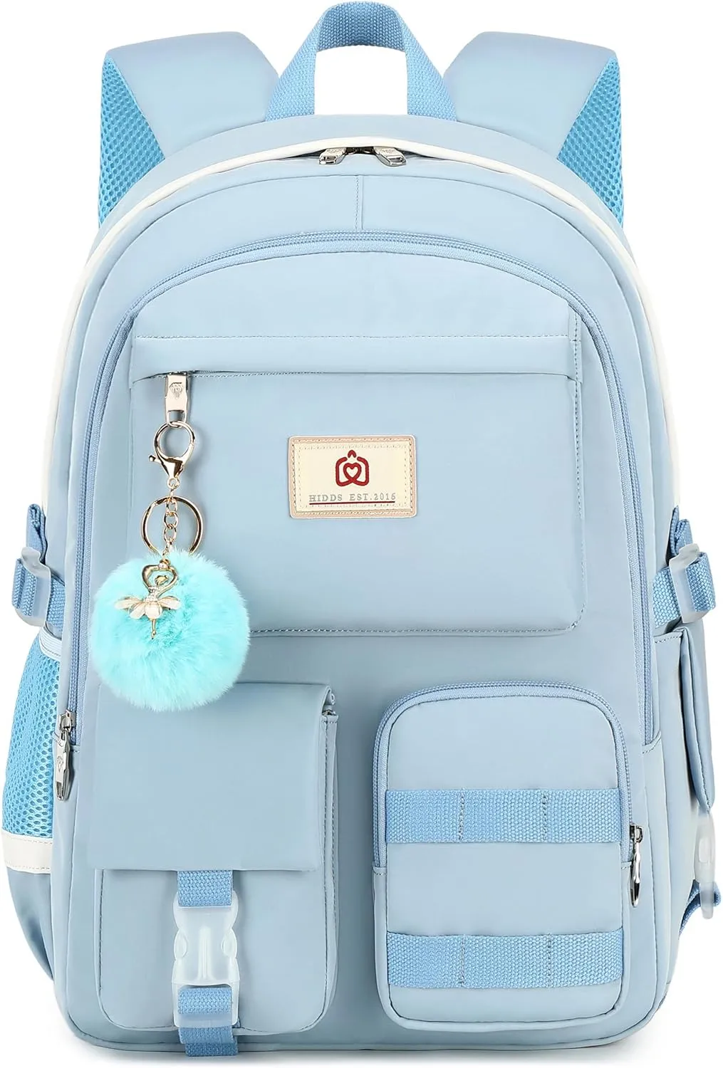 Backpack for girls Laptop Backpacks 15.6 Inch College Cute Bookbag Anti Theft Primary Elementary School Bag Casual Daypack for Teens Girl Women Students (Blue)