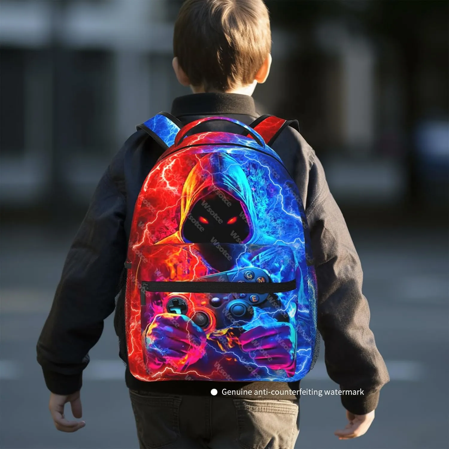 Backpack for Kids Gaming School Backpack For Boys Kids Backpacks Travel Bookbag for Age 6-18 Kid's Elementary Middle School Back Pack