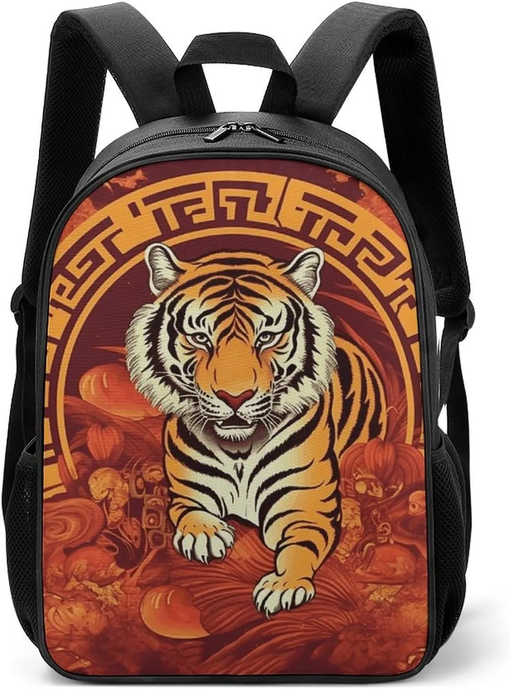 Backpack for Men Women Prosperity in The Year of The Tiger Laptop Backpack Lightweight Travel Backpack Casual Daypack