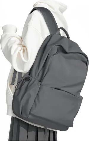 Backpack For Women Men School Aesthetic Lightweight College Backpack for Boys Girls Book Bag Casual Daypack Laptop Gym Backpacks Grey