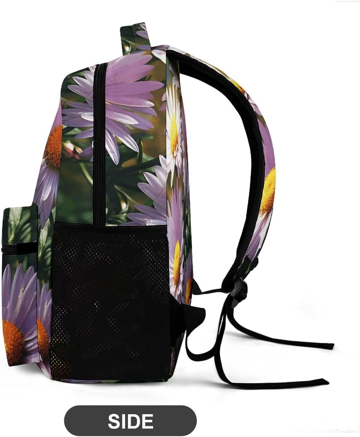 Backpack for Women Men Travel Daisy Plants Daypack Lightweight Laptop Bag Carry On Backpacks for Work