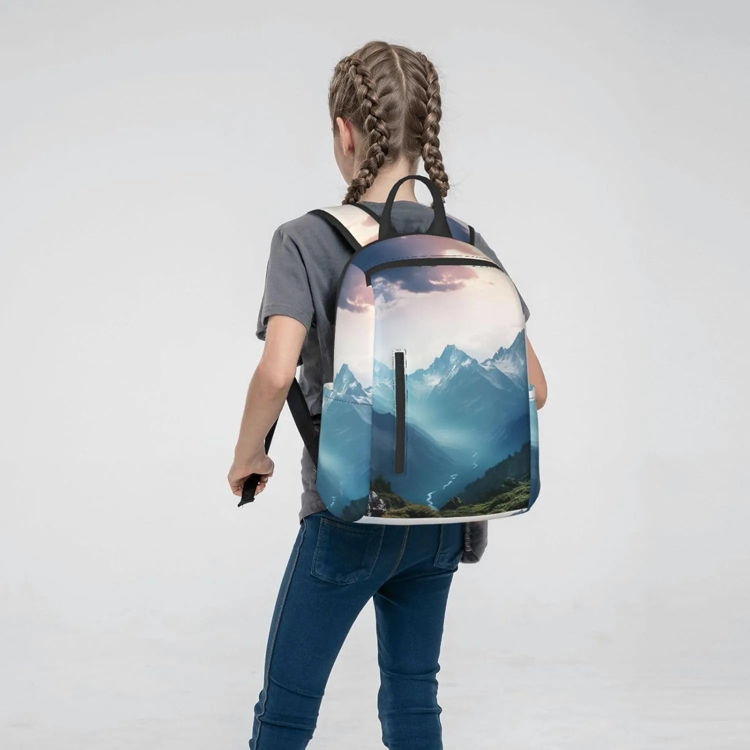 Backpack Misty Mountain Travel Casual Laptop Backpack Adjustable Hiking Daypack for Men Women